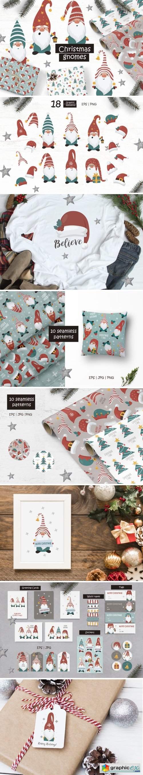 Christmas Gnomes and Patterns