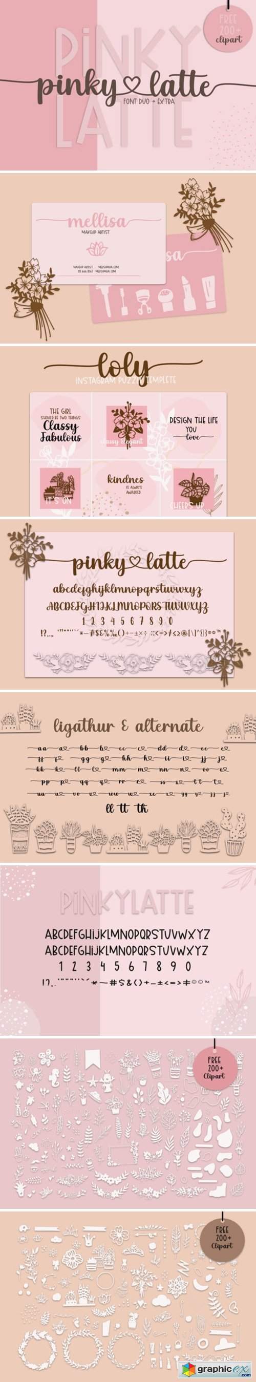 Pinky Latte Font