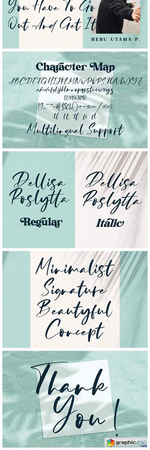 Dellisa Roslytta Font