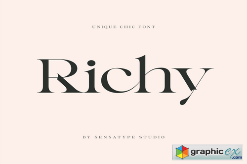 Richy - Unique Chic Font