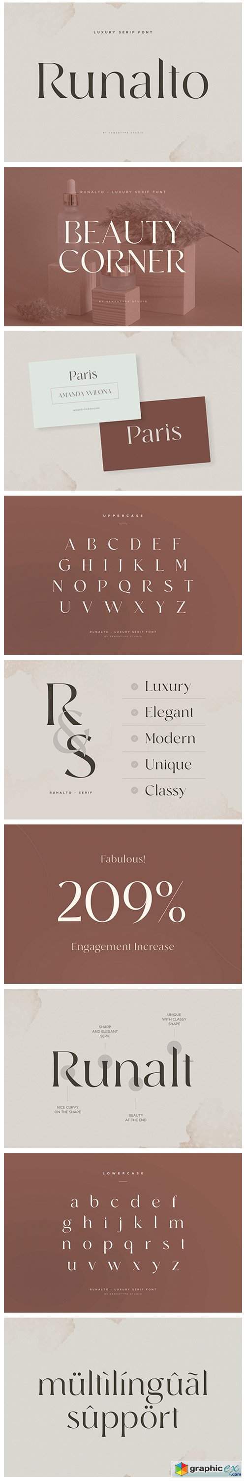 Runalto - Luxury Serif Font