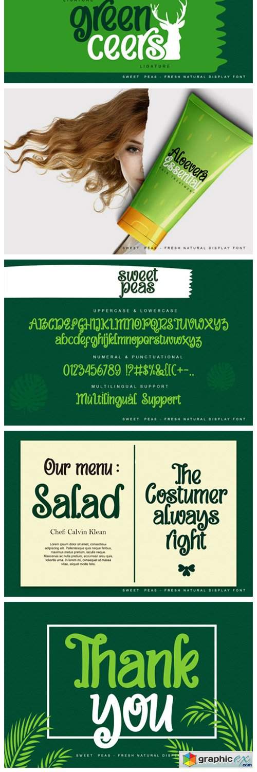  Sweet Peas Font 