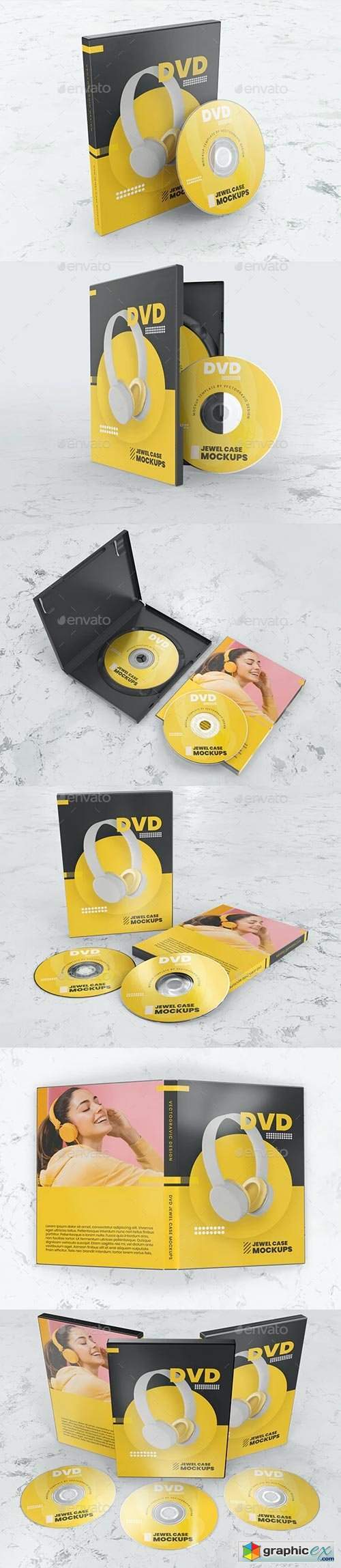 CD DVD Case Mockups