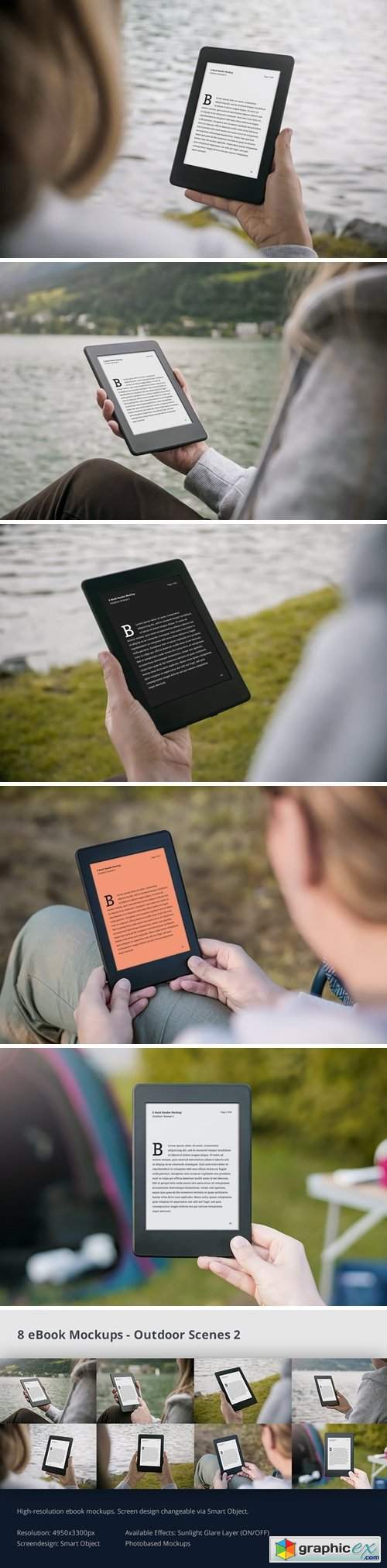 eBook Mockup Outdoor Scenes 2