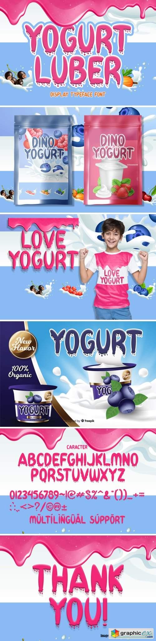  Yogurt Luber Font 