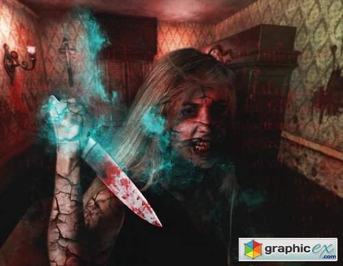 Exorcism Photoshop Action