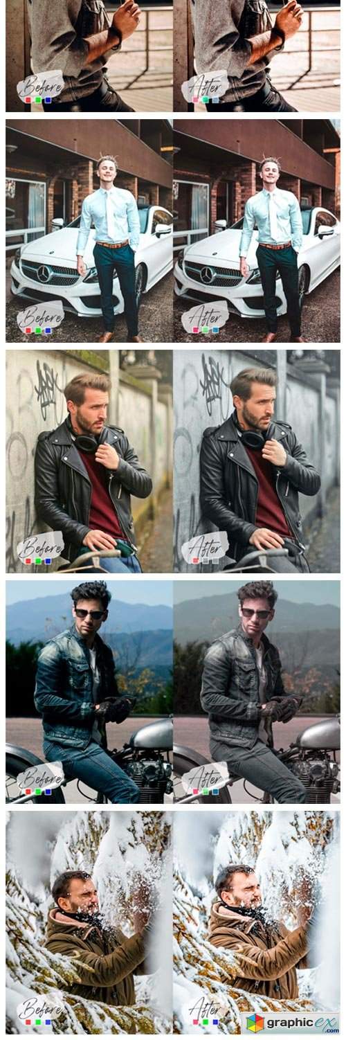  7 Men's Fashion Lightroom 