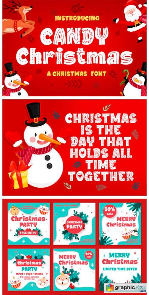  Candy Christmas Font 