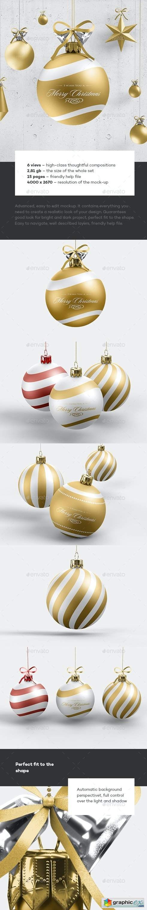 Christmas Ball Mock-up 3