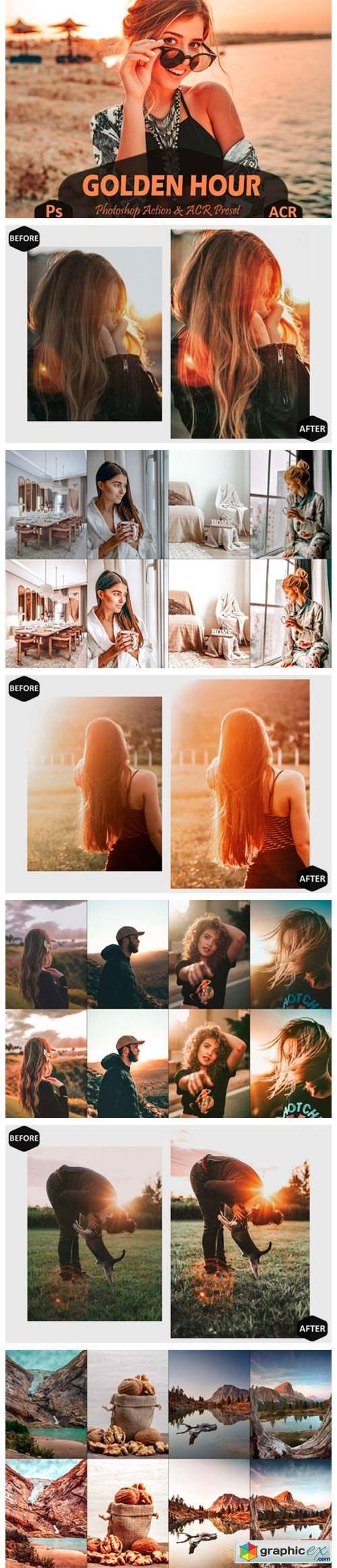 10 Golden Hour Photoshop Actions and ACR