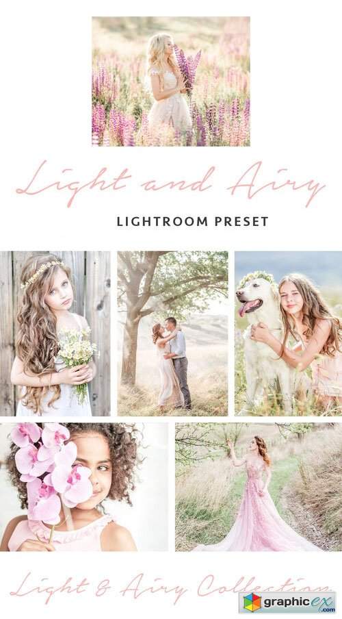  Light & Airy Lightroom Preset (Desktop/Mobile) 