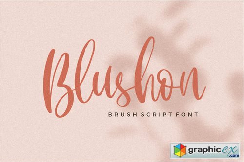  Blushon Brush Script 