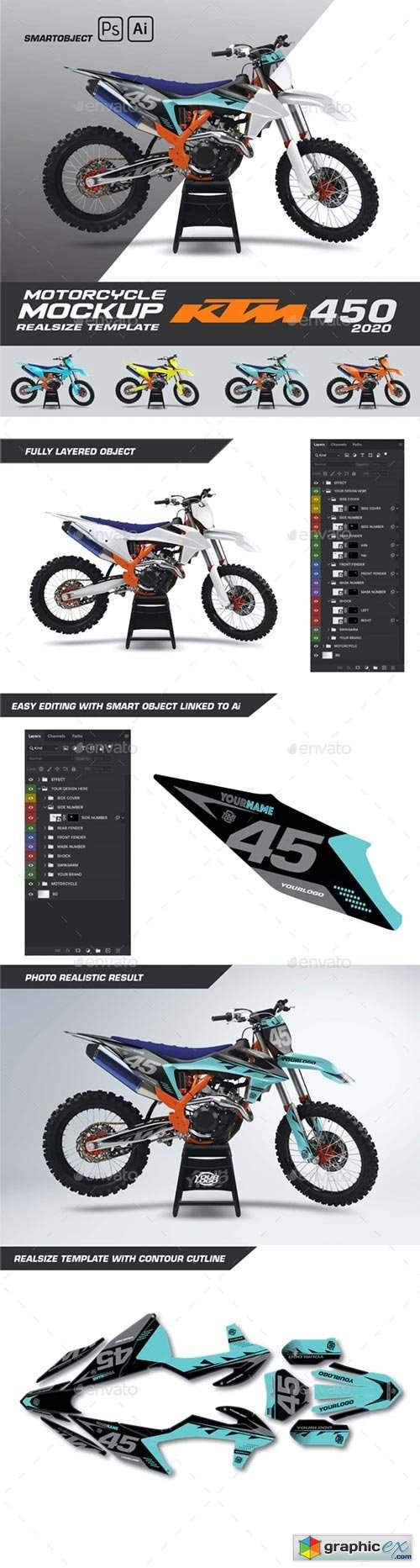 KTM 450 Mockup 