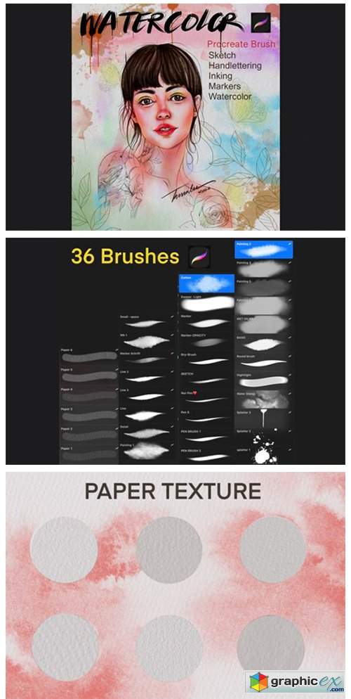  Procreate Watercolor Brush 
