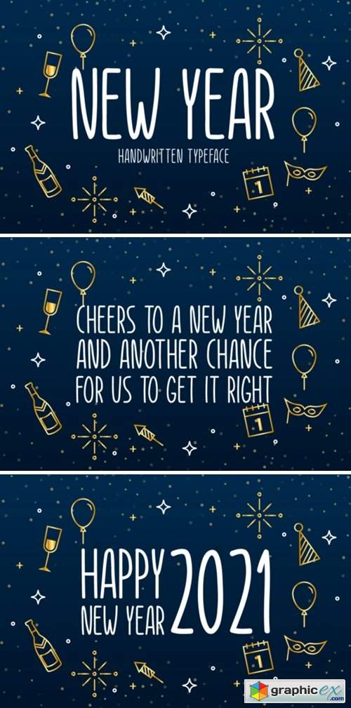 New Year Font 