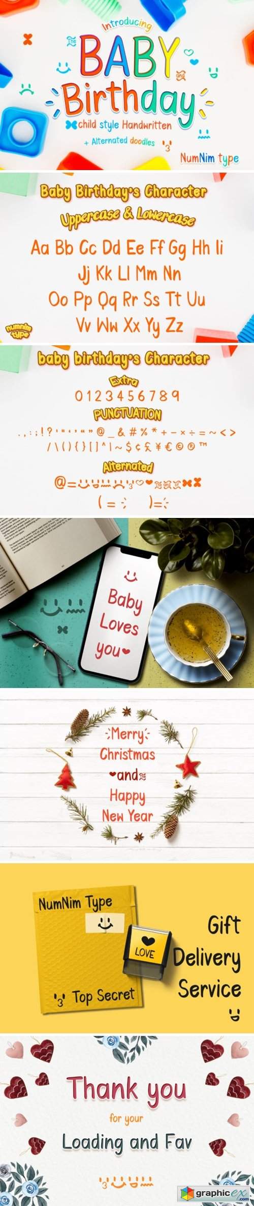  Baby Birthday Font 