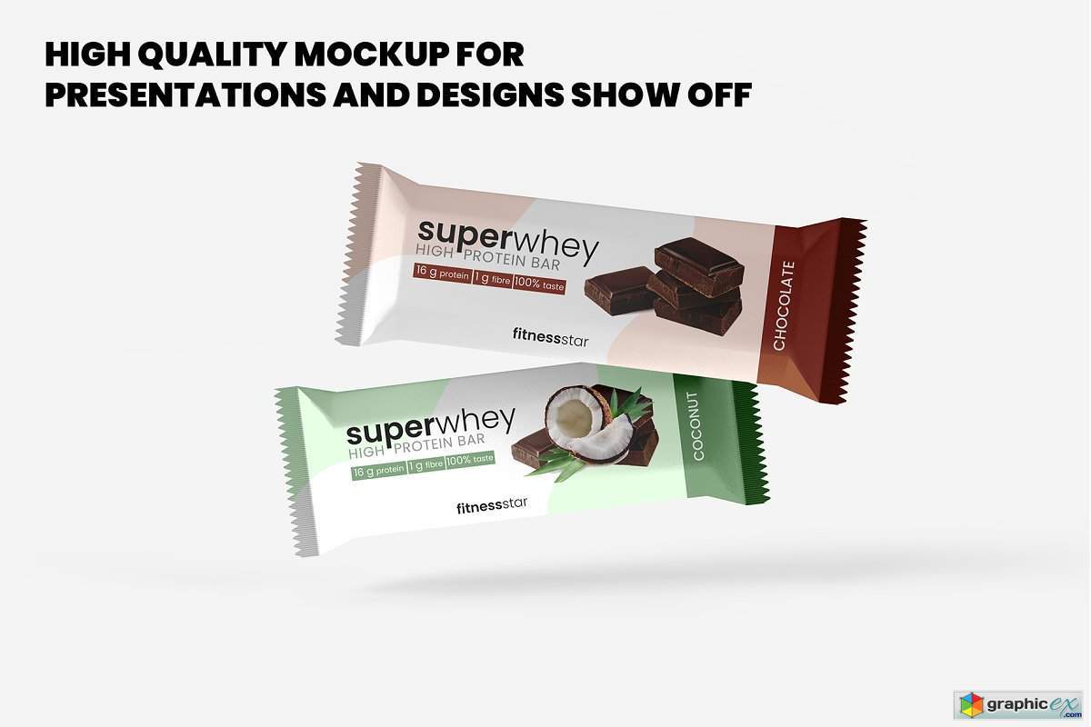 Download Snack Protein Bar Mockup 9 Views Free Download Vector Stock Image Photoshop Icon