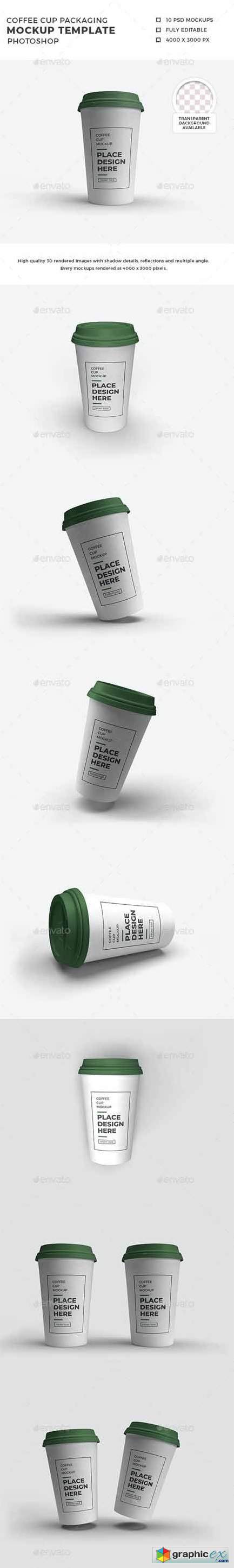 Download Coffee Cup Packaging Mockup Template Set » Free Download ...