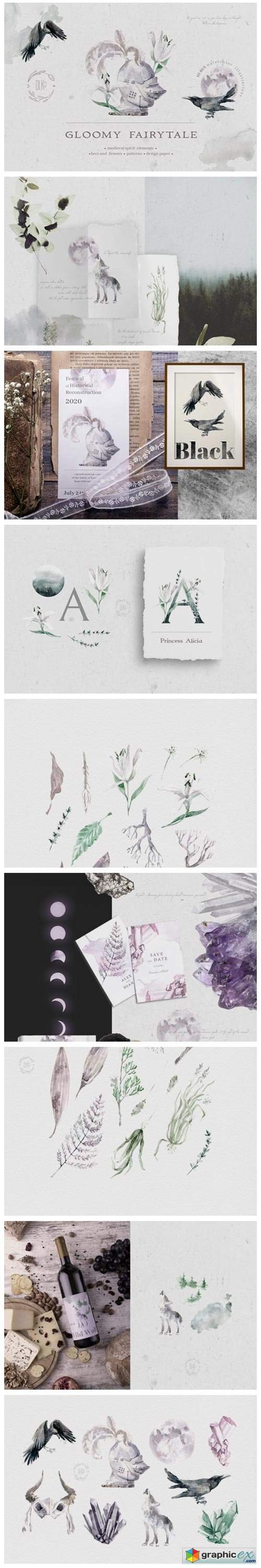 Gloomy Fairytale Graphic Collection