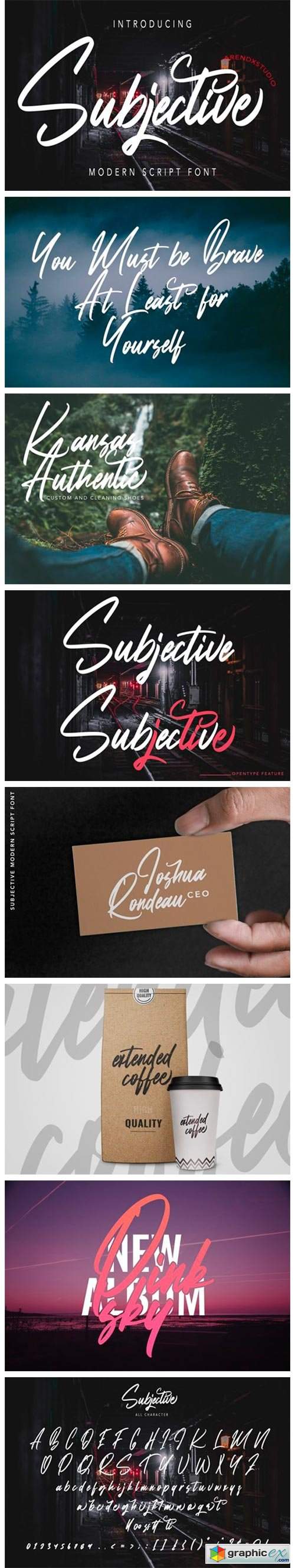  Subjective Font 