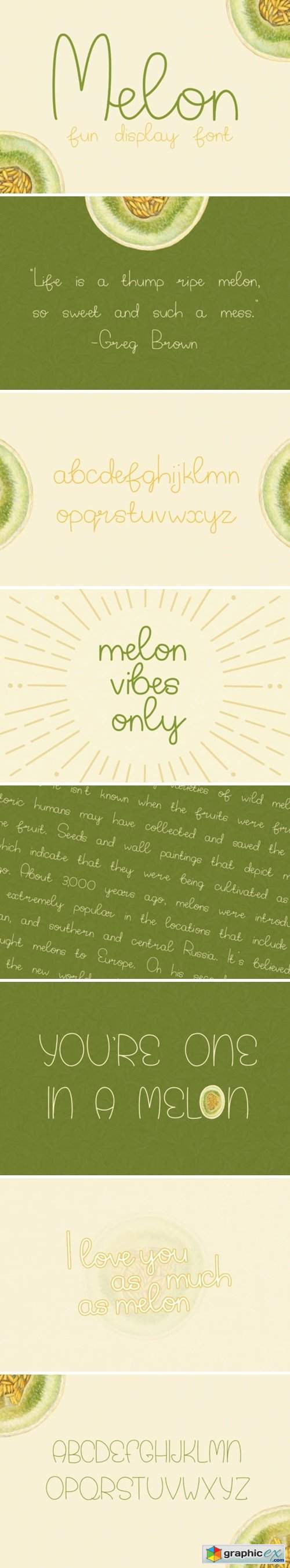 Melon Font