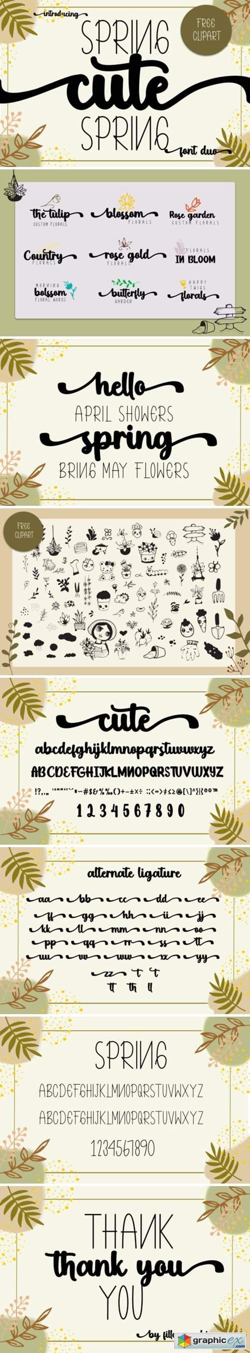 Cute Spring Font