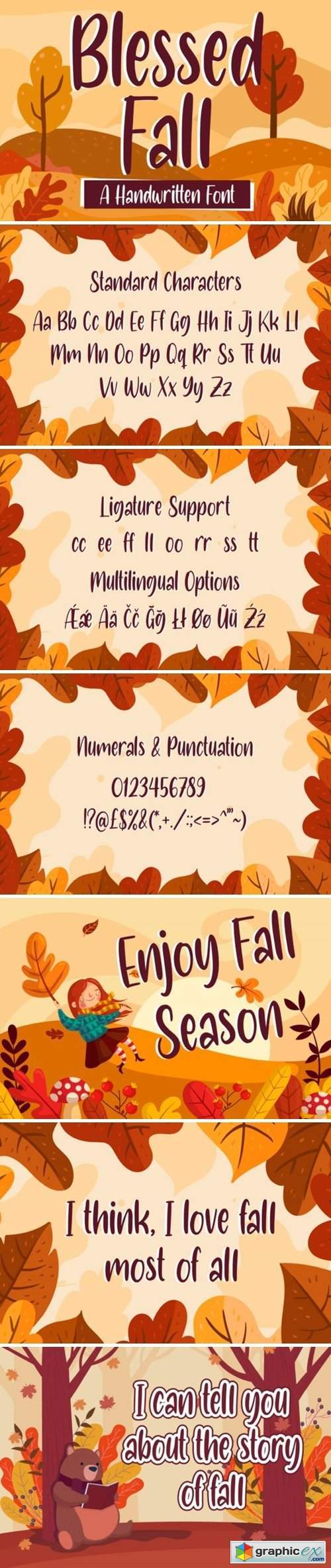 Blessed Fall Font