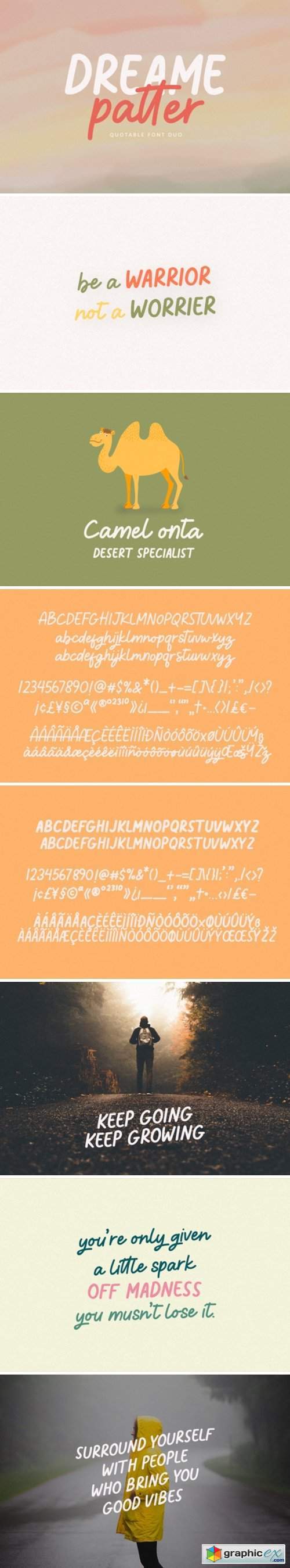 Dreame Patter Font