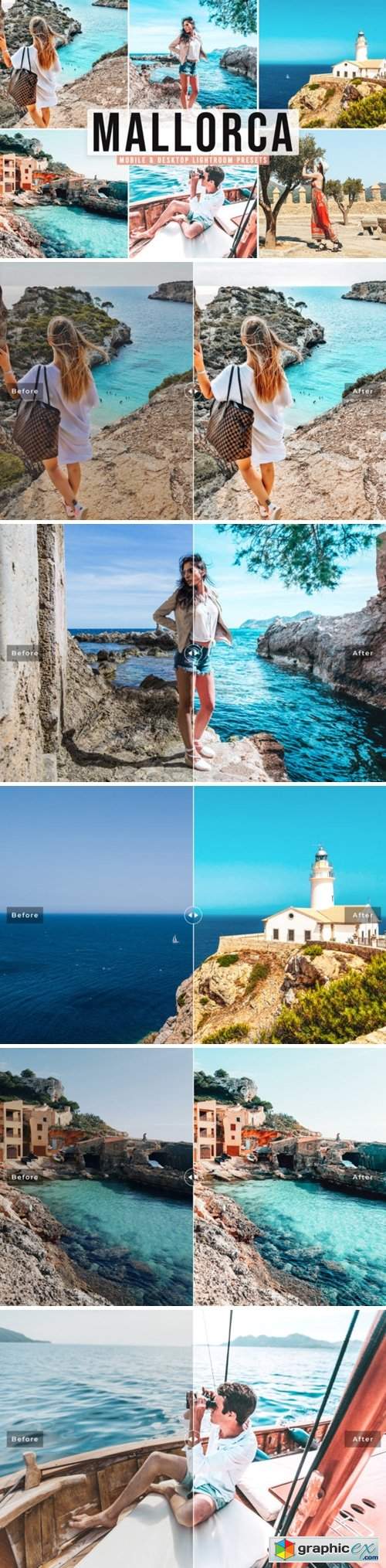  Mallorca Pro Lightroom Presets 