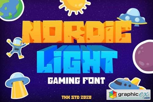  Nordic Light - Gaming Font 