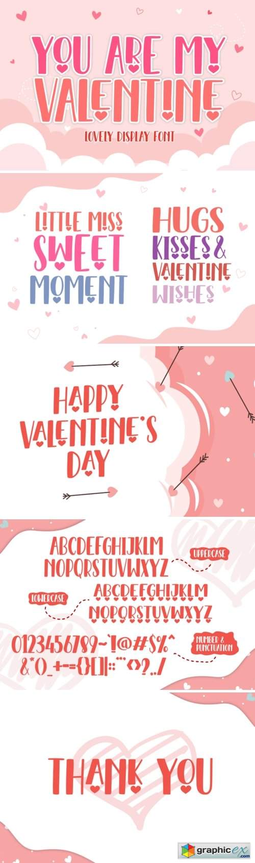  You Are My Valentine Font 