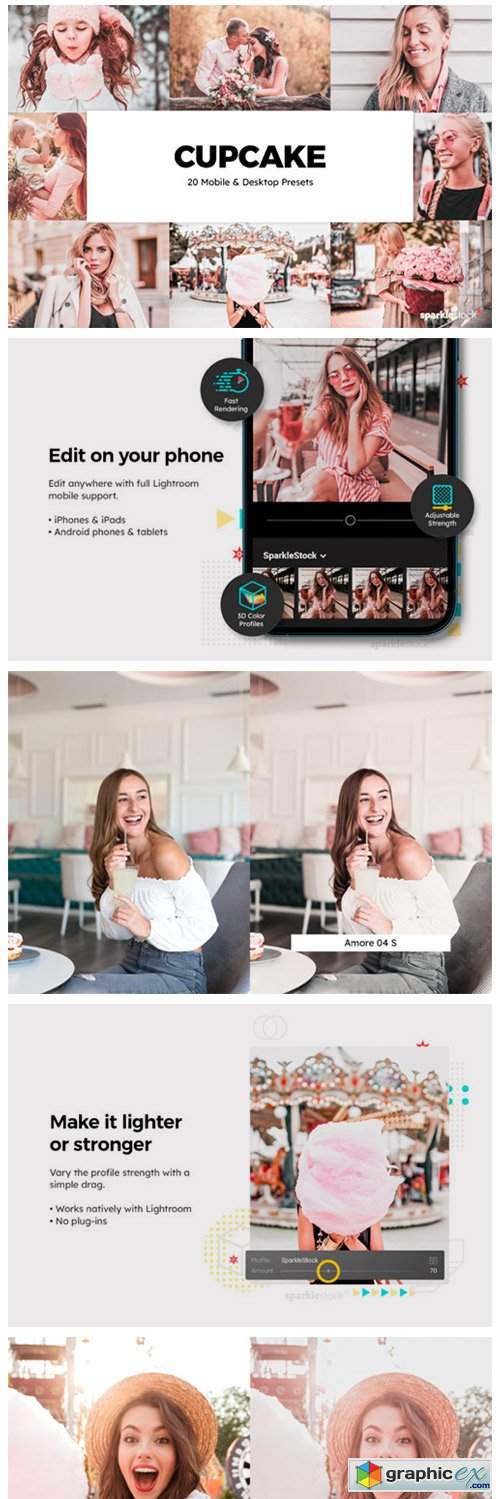  20 Cupcake Lightroom Presets and LUTs 