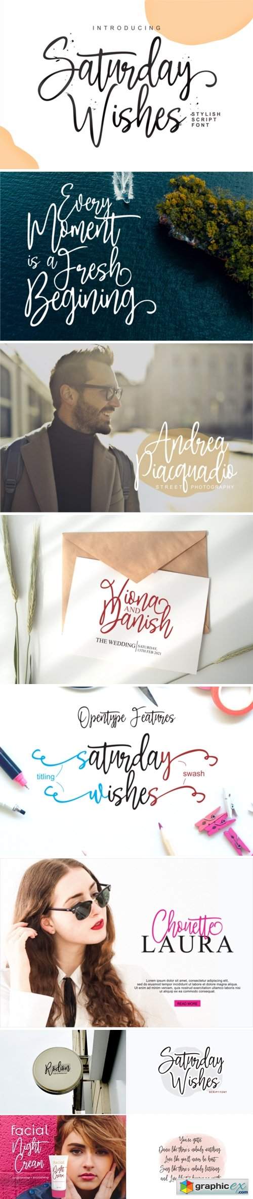  Saturday Wishes Font 