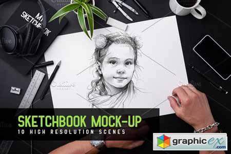 Sketchbook Mock-up 5832698