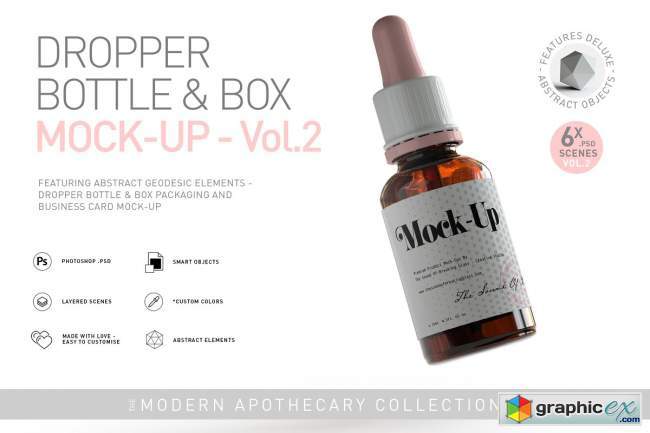 Dropper Bottle & Box Mock-Up | Vol.2 