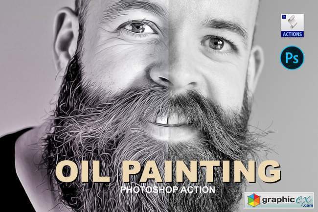 Oil painting | PSD action