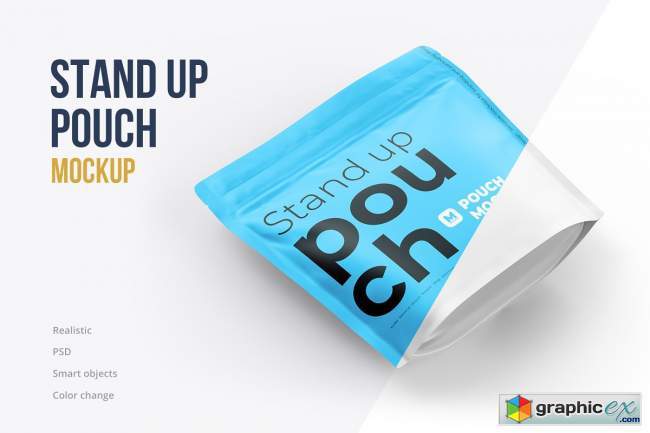 Stand-up Pouch Mockup (square) 