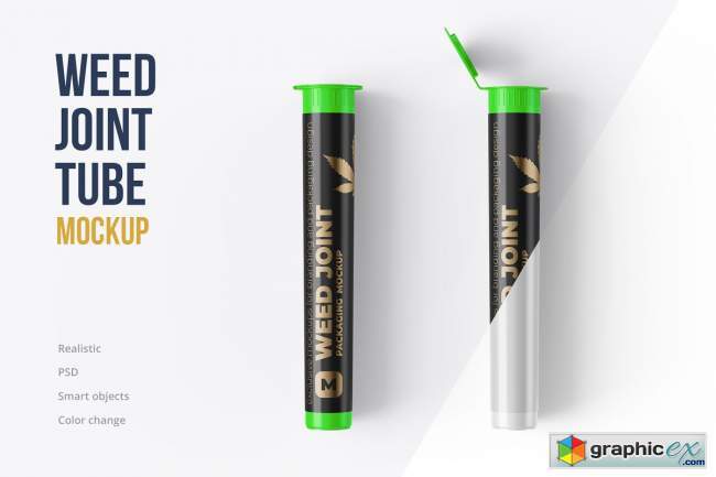 Weed Joint Pre Roll Plastic Tube 