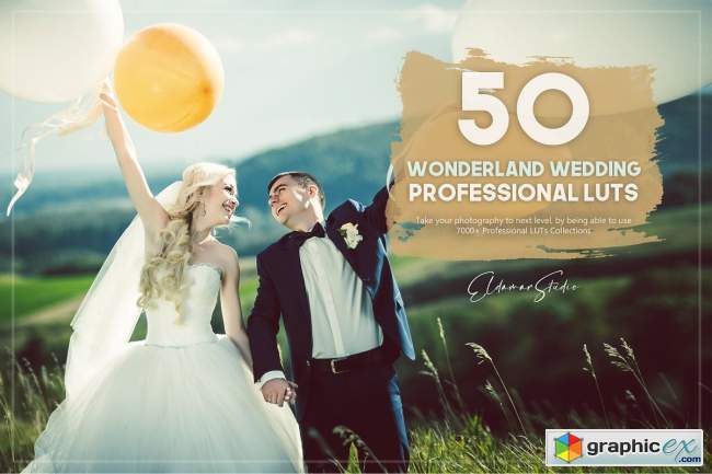 50 Wonderland Wedding LUTs Pack 