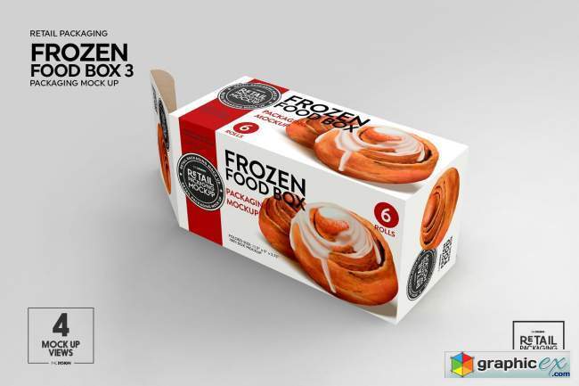 Retail Frozen Food Packaging3 Mockup