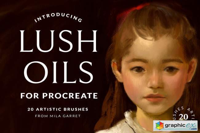 Lush Oils Procreate Painting Brushes