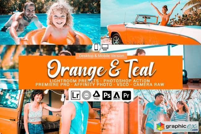 Orange and Teal Presets 