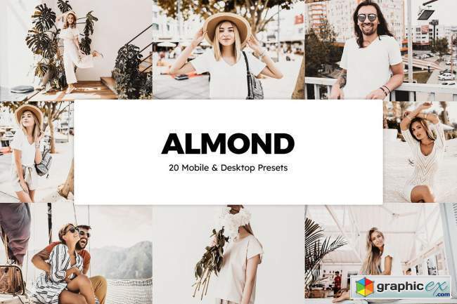 20 Almond Lightroom Presets & LUTs