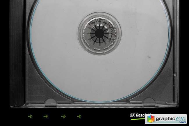 Distressed CD Jewel Case Mockup 