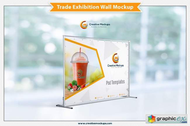 Trade Exhibition Wall Mockup 