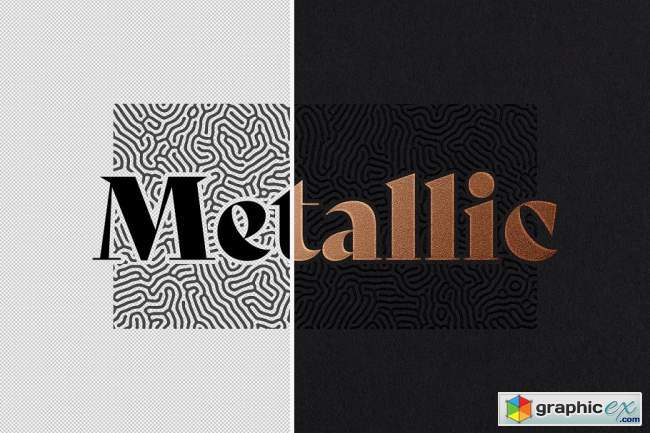 Download Metallic Foil Logo Mockup » Free Download Vector Stock Image Photoshop Icon