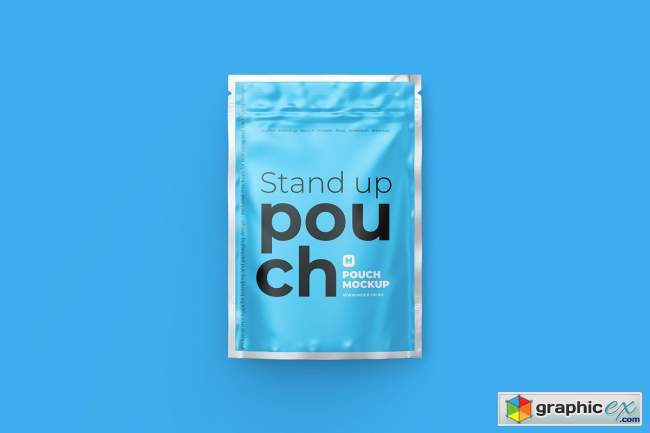 4"x6" Stand-Up Pouch Mockup. Front 