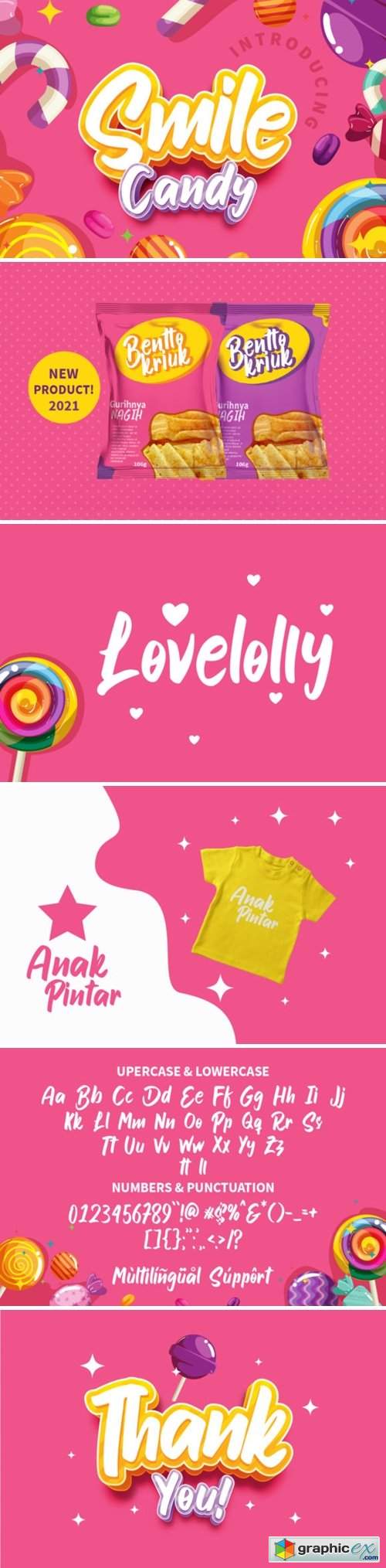  Smile Candy Font 