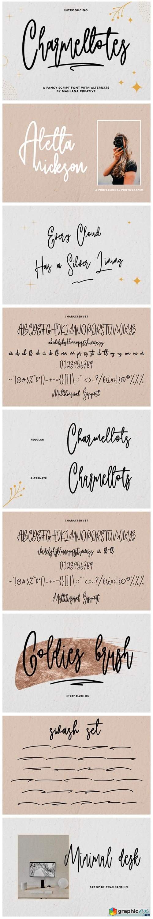  Charmellotes Font 