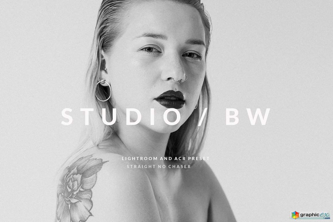 Studio BW - Black & White LR preset 